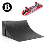 Children Finger Skateboards Skate Toy Skate Park Ramp Set Tech Practice Deck Funny Interior Extreme Sport Fingers Training Toys