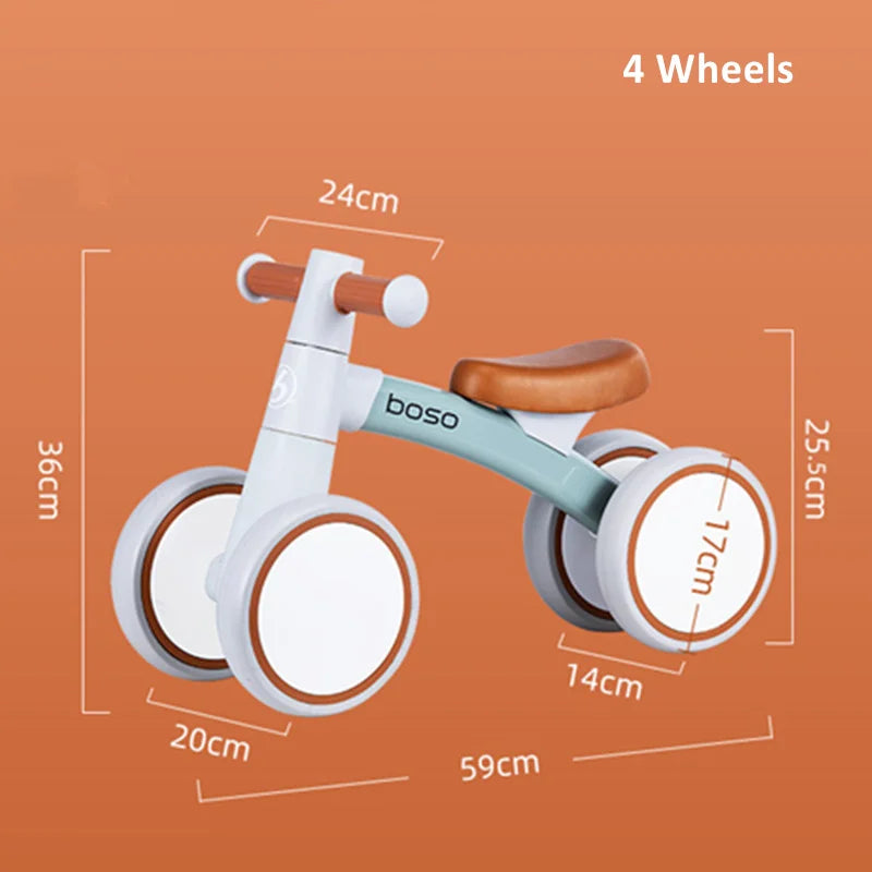 ALWAYSME Baby Balance Bike For Ages 12-36 Months