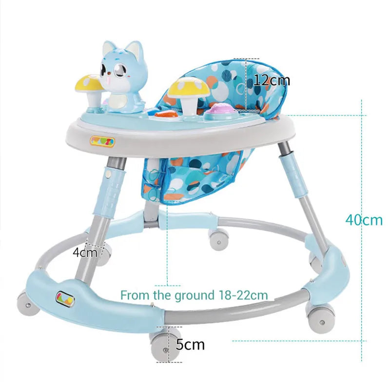 LazyChild Baby Walker Walkers for kids With Wheels Andador Car Toddler Walker for Kids Learning Baby Wallker Music Balance
