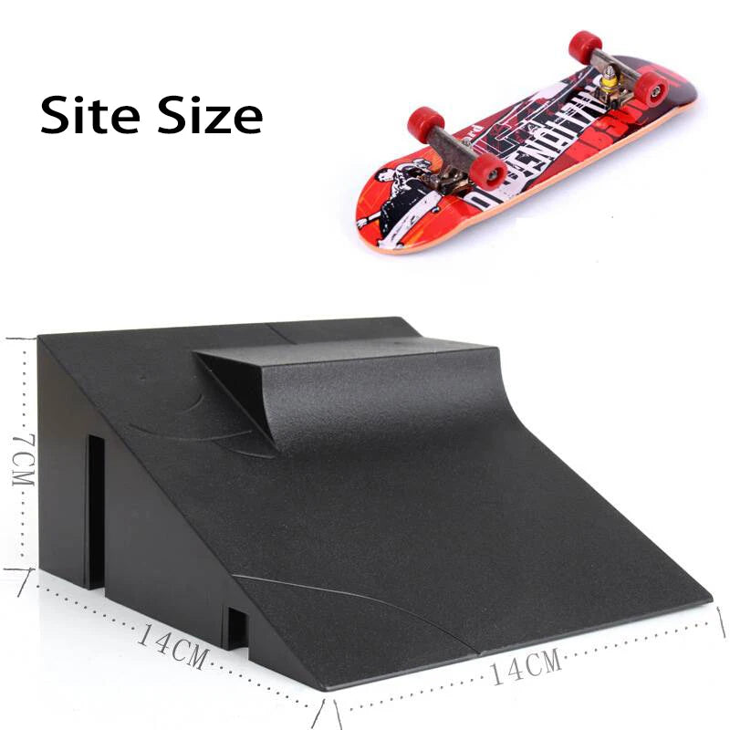Children Finger Skateboards Skate Toy Skate Park Ramp Set Tech Practice Deck Funny Interior Extreme Sport Fingers Training Toys