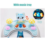 LazyChild Baby Walker Walkers for kids With Wheels Andador Car Toddler Walker for Kids Learning Baby Wallker Music Balance