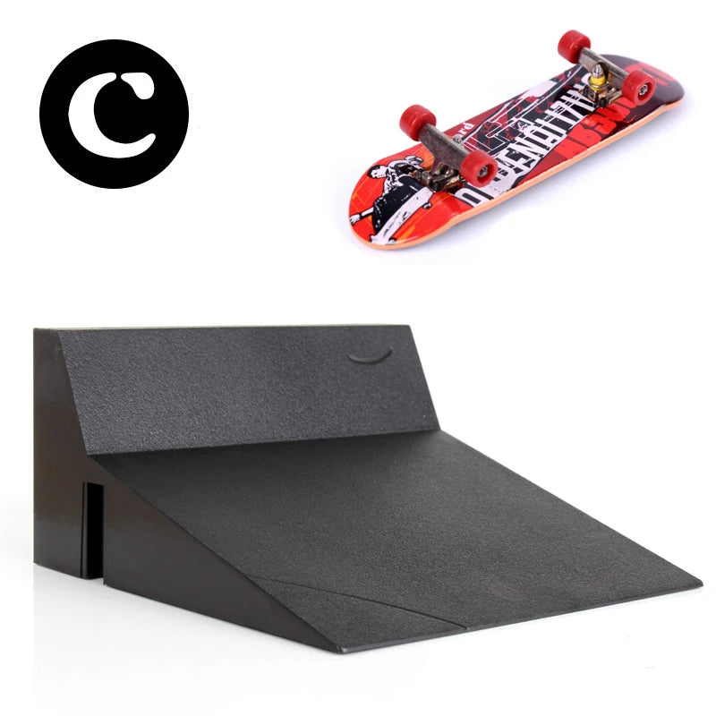 Children Finger Skateboards Skate Toy Skate Park Ramp Set Tech Practice Deck Funny Interior Extreme Sport Fingers Training Toys