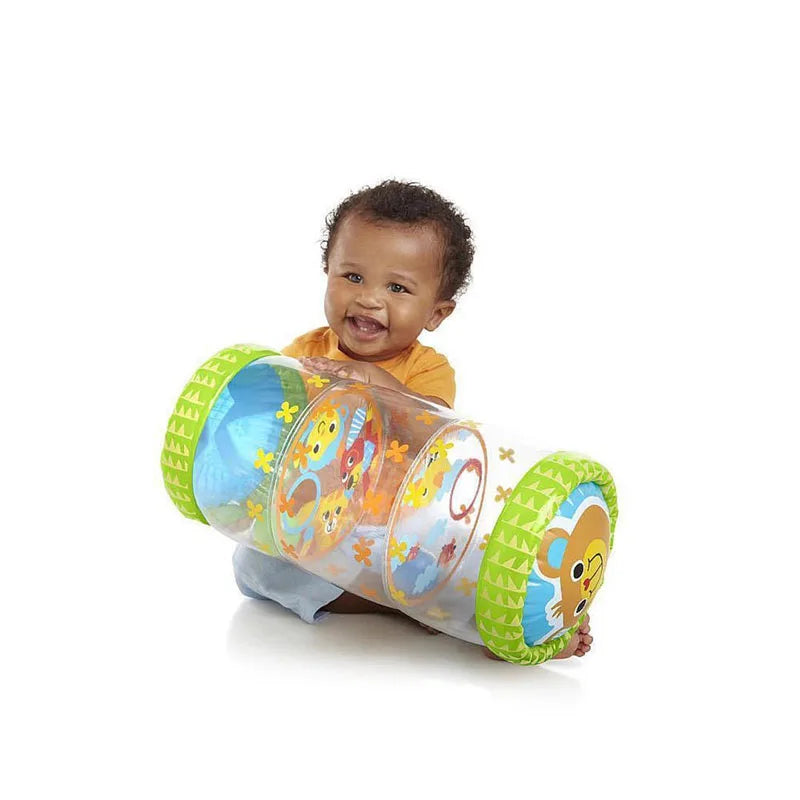 Baby Crawling Roller Inflatable Toy With Bell Learning To Walk Walker Activity Early Education Toy