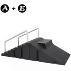 Children Finger Skateboards Skate Toy Skate Park Ramp Set Tech Practice Deck Funny Interior Extreme Sport Fingers Training Toys