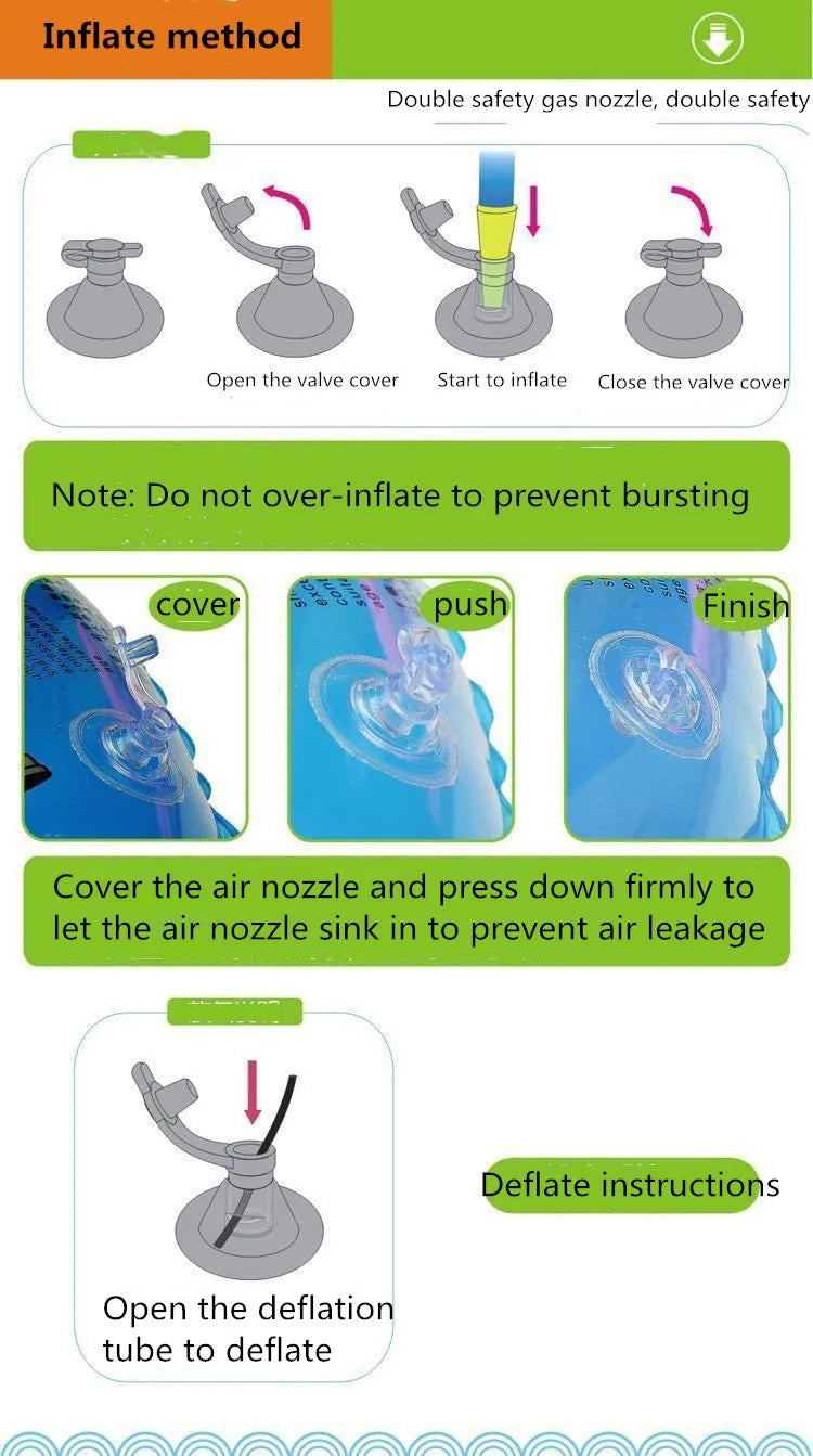 Baby Crawling Roller Inflatable Toy With Bell Learning To Walk Walker Activity Early Education Toy