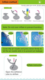 Baby Crawling Roller Inflatable Toy With Bell Learning To Walk Walker Activity Early Education Toy