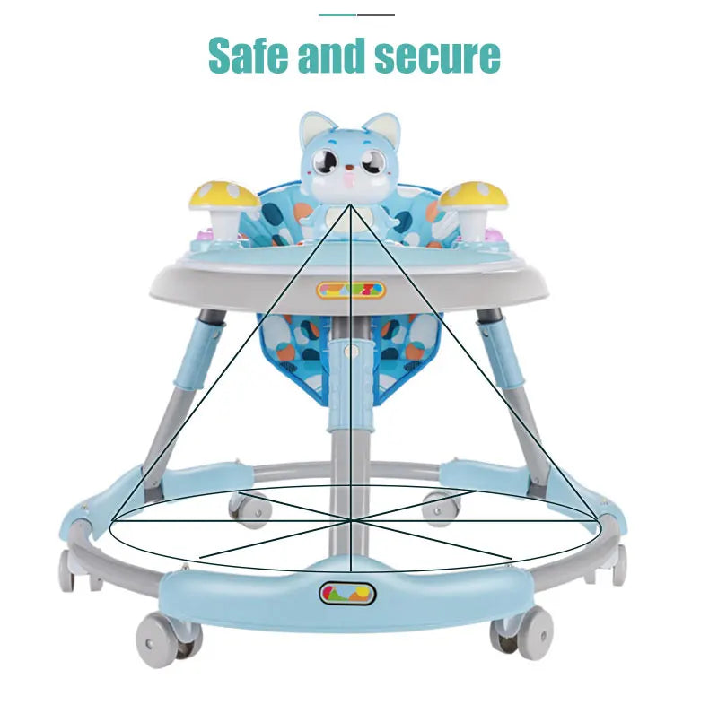 LazyChild Baby Walker Walkers for kids With Wheels Andador Car Toddler Walker for Kids Learning Baby Wallker Music Balance