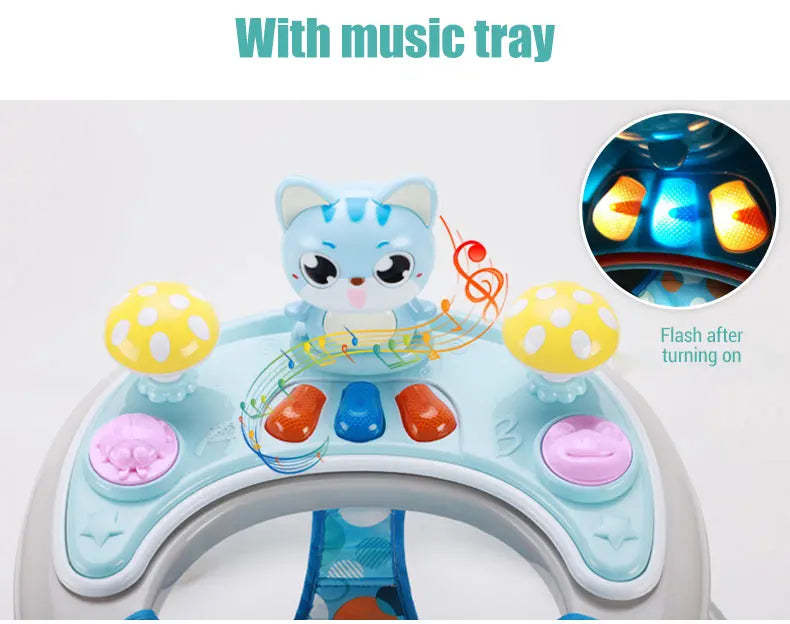 LazyChild Baby Walker Walkers for kids With Wheels Andador Car Toddler Walker for Kids Learning Baby Wallker Music Balance