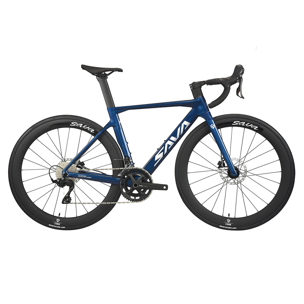 SAVA A7L Low-Priced Carbon Fiber Road Bike with SENSAH 7120 Kit 24 Speed Lightweight 8.9kg Road Bike Race Bike