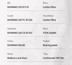 SAVA SLR7 High-End Full Carbon Fiber Road Bike with SHIMAN0 7170 DI2 Kit Competition-Class Road Bike Race Bike