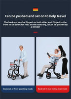 Wheelchair walker special assisted walking for the elderly, rehabilitation walking car, elderly people can push or sit