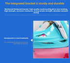 Flash Double Row Roller Skates Shoes Children's Speed Ice Skates Beginner 4-wheel Roller Skates Adjustable Size Rollers for Kids