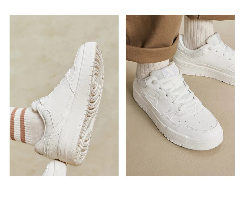 Xtep Skateboarding Shoes For Women 2024 Summer Comfortable Skate Shoes Breathable Outdoor Trekking Support Sneakers 876318310030