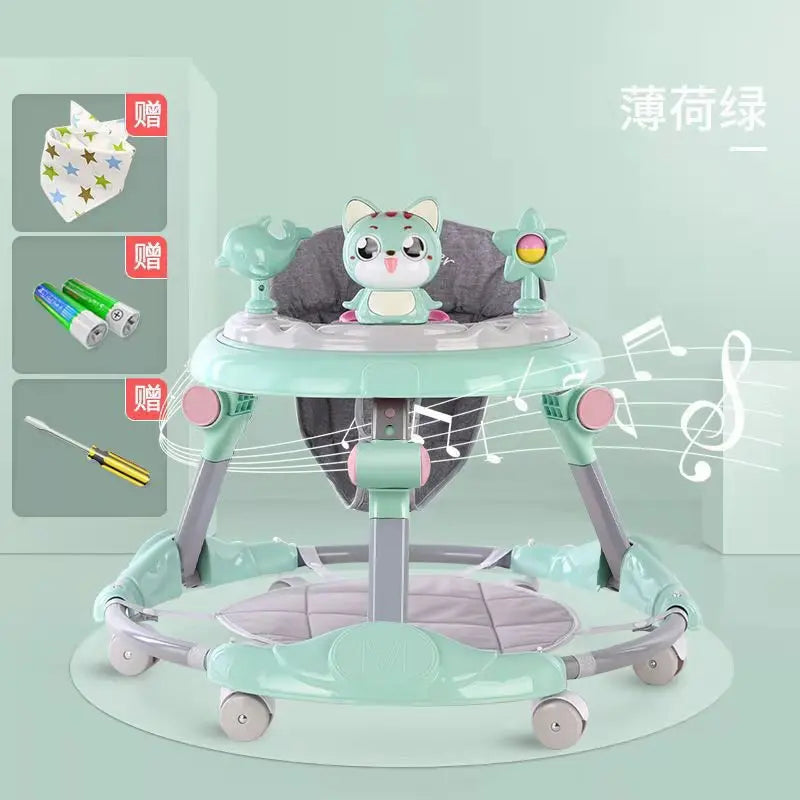 LazyChild Baby Walker Walkers for kids With Wheels Andador Car Toddler Walker for Kids Learning Baby Wallker Music Balance