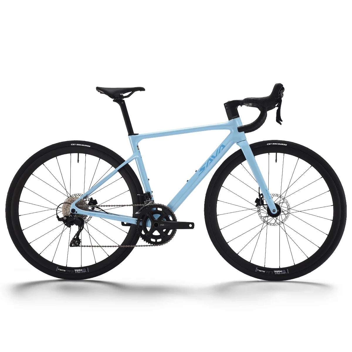 SAVA NEW STAR SHIP Carbon Road Bike, Adult Racing Bike, Equipped With Shimano 105 R7100, 24-Speed Hydraulic oil Brakes