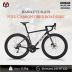SAVA HAWKEYE Carbon Road Bike with SHIMAN0 105 7120 Kit T800 Carbon Road Bike Race Bike Aluminum Wheels
