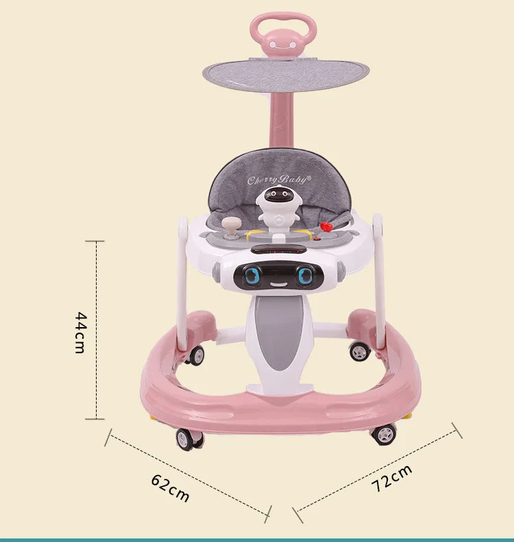 Suitable for Infants Aged 0 to 1 with Anti O-shaped Legs Equipped with Anti Roll and Anti Roll Legs Multifunctional Walker