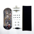 34mm Fingerboard Set Professional Wooden Deck Single Axle Truck CNC Wheels Complete Mini Finger Skateboard