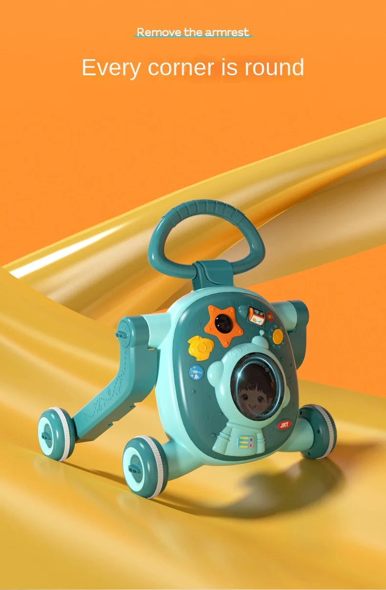 LazyChild Baby Walker Three-In-One Multi-Function Adjustable Children's Stroller Children's Walker Baby Walker DropShipping