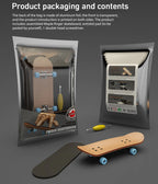 Puzzle Toy Finger Skateboard Maple Wood Fingerboard Hobbies Novelty Anti Stress Sensory Toys For Boy Mini Funny Cute Skate Gift