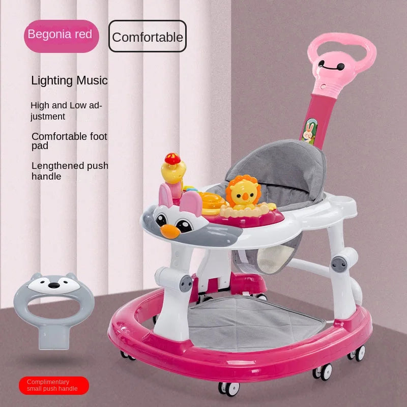 LazyChild Baby Walker Walkers For Kids With Wheels Andador Car Toddler Walker For Kids Learning Baby Wallker Music Push Handle