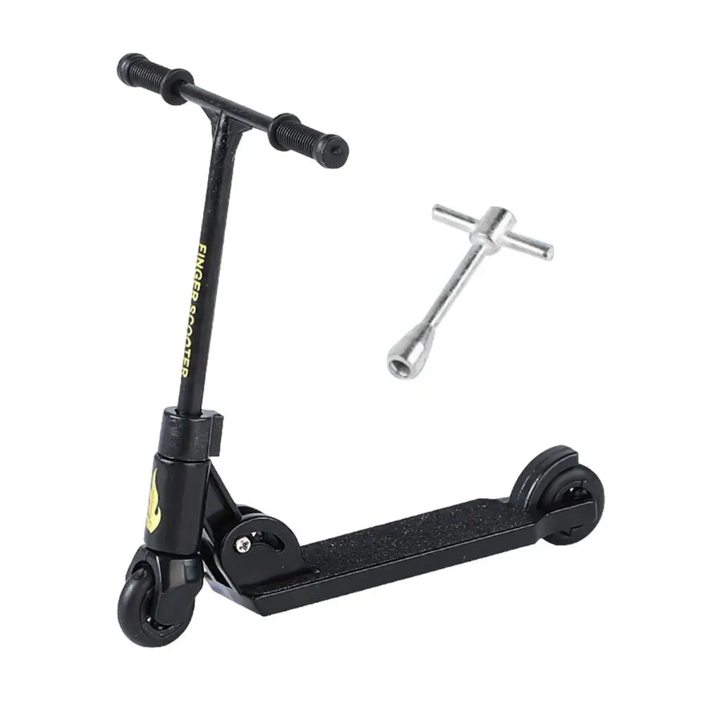 Professional Finger Skateboard Kit Mini Foldable Scooter Toy for Kids & Adults Stunt Tricks Training Set Cool Birthday Gift