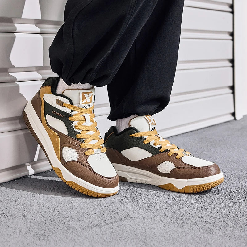 Xtep Yi Xing Cotton Shoes For Men 2024 Winter Shoes Rebound Soft Leisure Durability Support Skateboard Shoes 876419370007