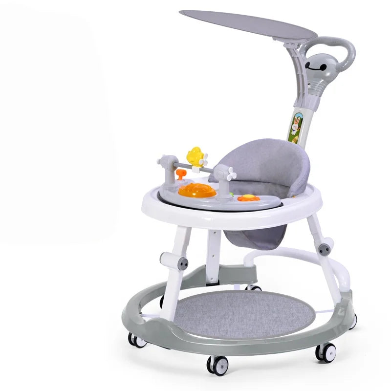 Walker with Music Anti O-shaped Legs Multifunctional Anti Fall and Anti Roll Suitable for Both Male and Female Infants