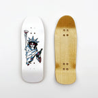 34mm Cruiser Fingerboard Deck New Shape with Graphic for Professional Mini Finger Skateboard