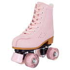 Pink Purple Blue Women Double Row Roller Skates Leather Breathable 4 wheel Sliding Skating Rollers sneakers size 31 32 33 34 35