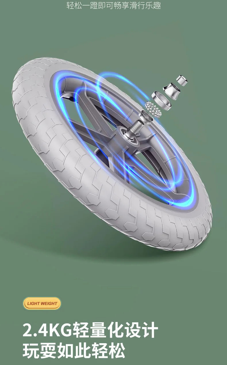 Outdoor Children's Balance Bike Toys Without Foot Pedal Baby Sports Training Walker Bicycle Inflatable Tires Best Gift for Kids