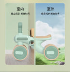 Children's Balance Bike Baby No Pedals, Anti-rollover Four-wheel Twist Wheel Lighted Wheels