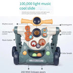 Baby Walker Push Ride On Toy 3 in 1 Learning Walking Trainer Musical Activity Stroller for Infants Toddlers Kids