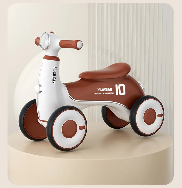 Children's Balance Car Pedalless 1 To 3 Years Old Four-wheeled Baby Sliding Scooter Boys Girls Baby Walkers