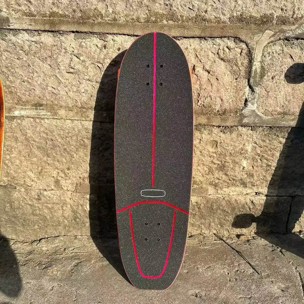 Surf Land Skateboard CX4 CX7 Maple Single Kick Carving Cruiser Skate Board Longboard Pumping Cool Side Sport Street Outdo