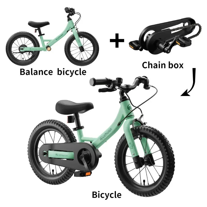 muchuan kids balance bike bike 2 in 1 2-6 years old aluminum alloy