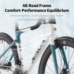 SAVA HAWKEYE Carbon Road Bike with SHIMAN0 105 7120 Kit T800 Carbon Road Bike Race Bike Aluminum Wheels