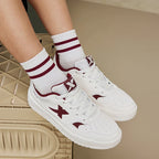 Xtep Skateboarding Shoes For Women 2024 Summer Trekking Women's Skate Shoes Breathable Outdoor Support Sneakers 876318310030