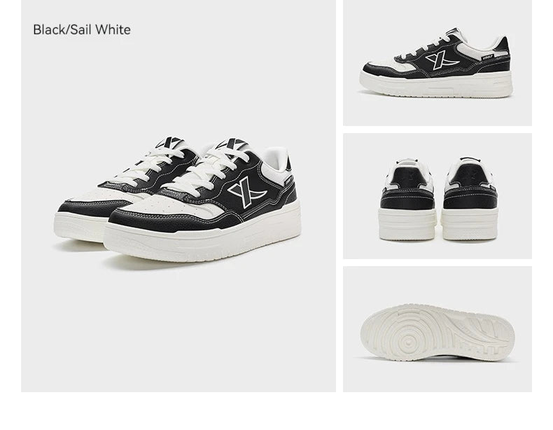 Xtep Skateboarding Shoes For Women 2024 Summer Trekking Women's Skate Shoes Breathable Outdoor Support Sneakers 876318310030