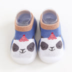 1 Pair Baby Shoes Spring Autumn Cotton Anti-Slip First Shoes Baby Toddler Shoes Cartoon First Walker Kids Soft Rubber Sole Shoe