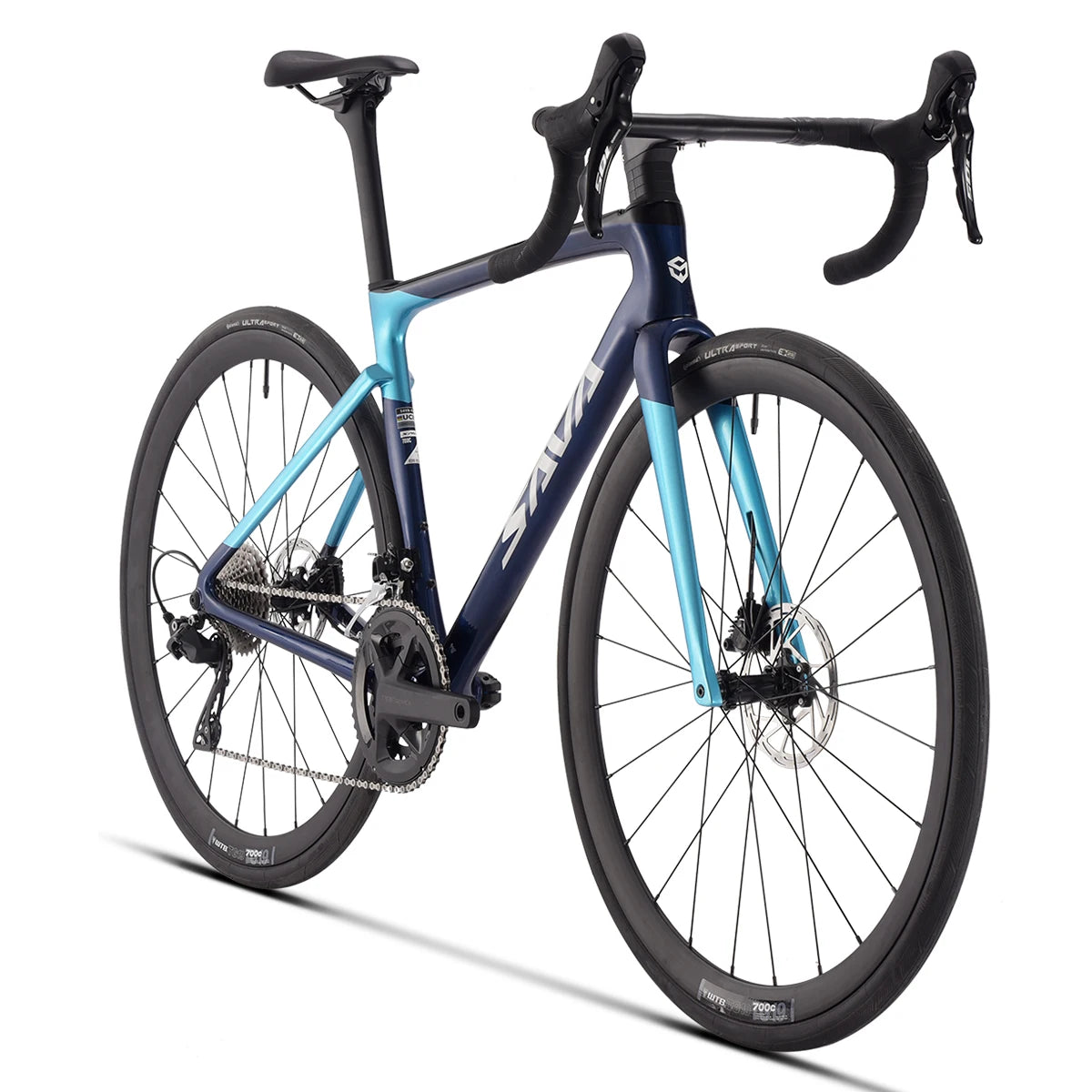 SAVA HAWKEYE Carbon Road Bike with SHIMAN0 105 7120 Kit T800 Carbon Road Bike Race Bike Aluminum Wheels