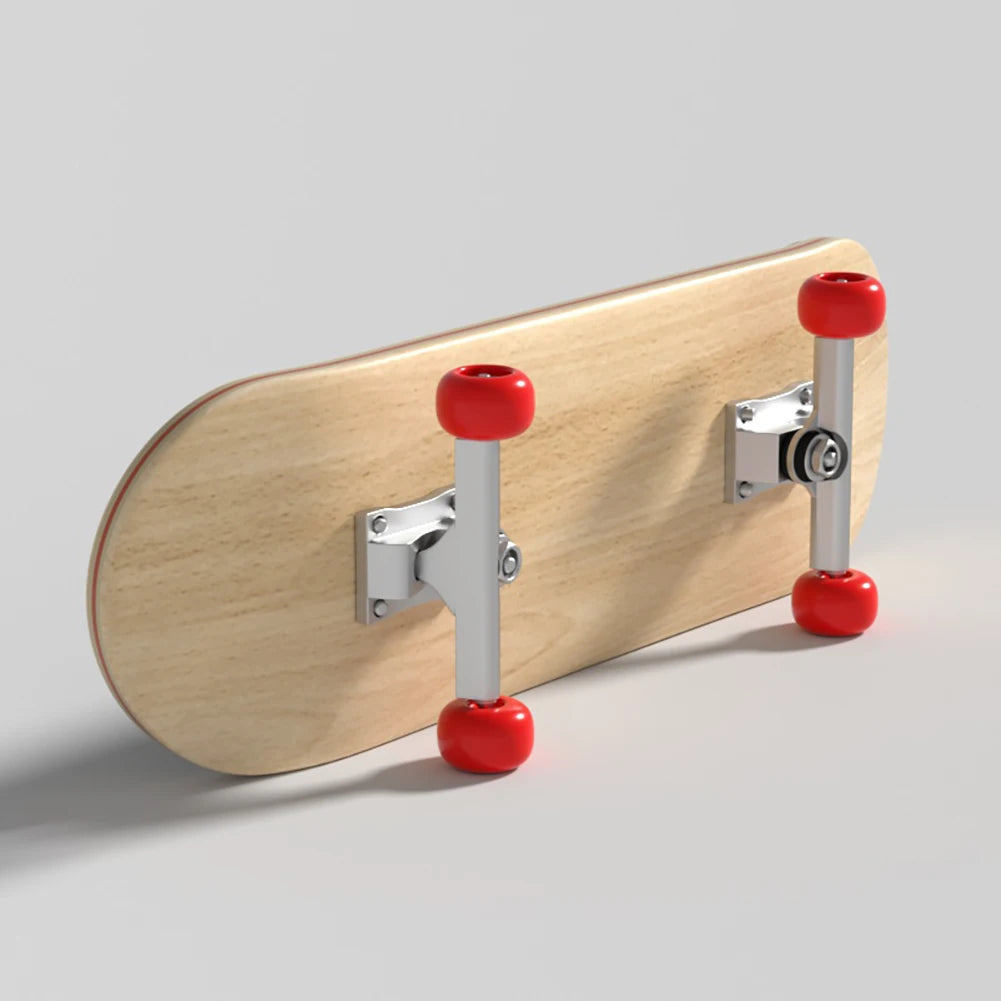 Professional Mini Wooden Skateboard Fingerboard Set Finger Scooter Finger Skate Board Maple Wood Kid Tabletop Toys for Boys