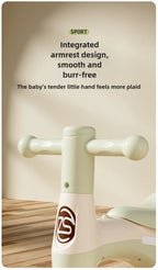 Riding Toy Balance Bike Silent Glider Learning Walker Children's Training Riding Belt Safety Wheel Indoor Outdoor Birthday Gift