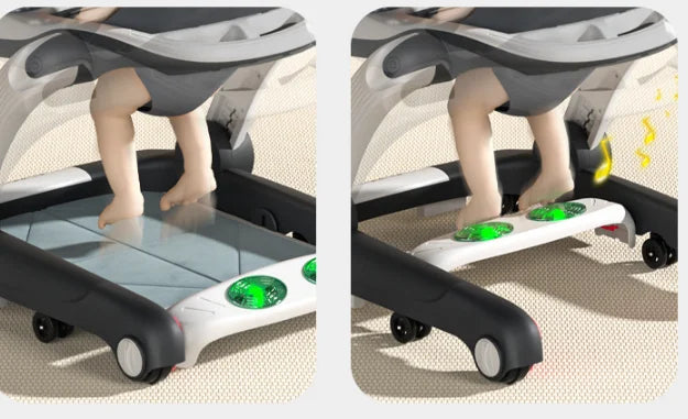 Baby Walker Anti-O-leg Rollover Multi-functional Baby Walker Anti Rollover Silent Universal Wheel Rollover Multi-functional