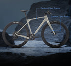 SAVA SF6 Carbon Fiber Gravel Road Bike All Terrain Suitable Off-Road Flat Handlebar Road Bicycle Oil Disc Bicycle Race Bike