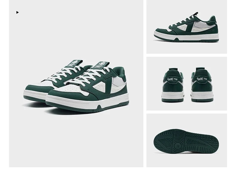 Xtep STEP-1 Skateboarding Shoes For Men 2024 Autumn Street Style Skate Shoes Durability  Comfortable Sneakers 976319310043