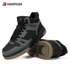 Baasploa Men Winter Sneakers Casual Skateboard Shoes for Men Comfort Plush Warm Cotton Shoes Non-Slip Outdoor Male Sneakers