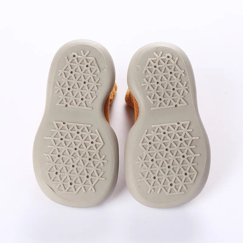 1 Pair Baby Shoes Spring Autumn Cotton Anti-Slip First Shoes Baby Toddler Shoes Cartoon First Walker Kids Soft Rubber Sole Shoe