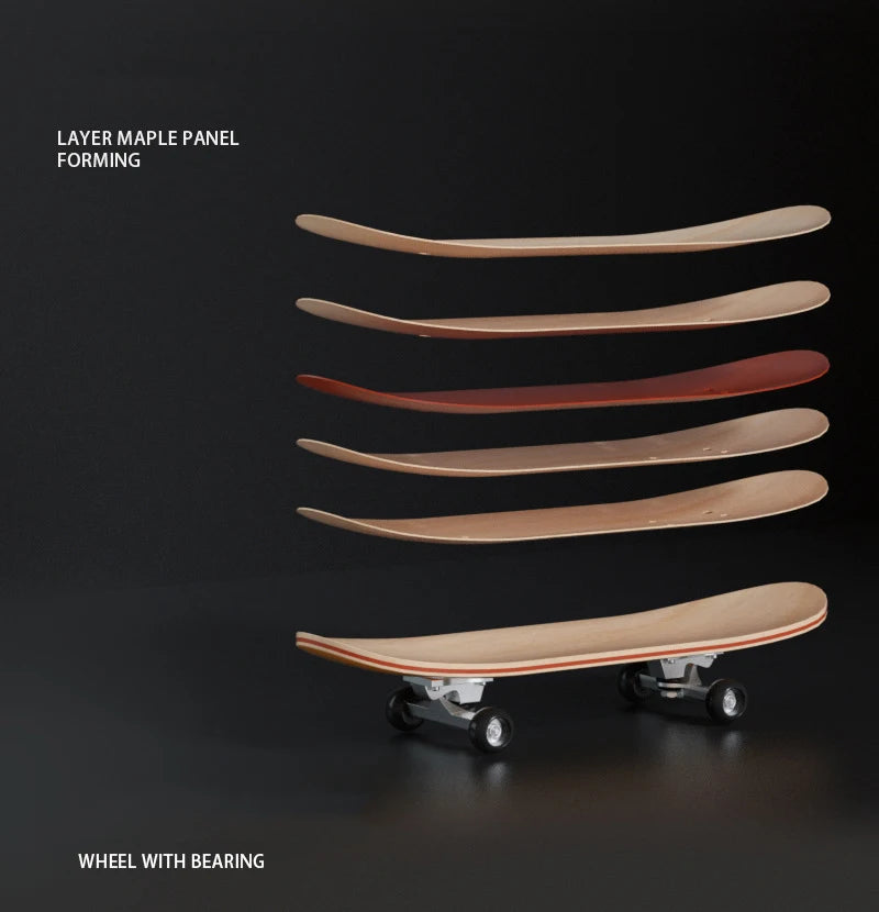 2024 New Toy Finger Skateboards Hobbies Novelty Anti Stress Sensory Fingerboard Toys Mini Funny Gift For Kids Boy