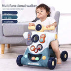 Baby Walker Push Ride On Toy 3 in 1 Learning Walking Trainer Musical Activity Stroller for Infants Toddlers Kids